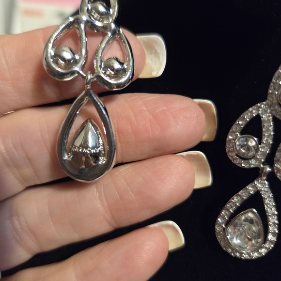 Givenchy Silver Drop Earrings - Picture 4 of 5